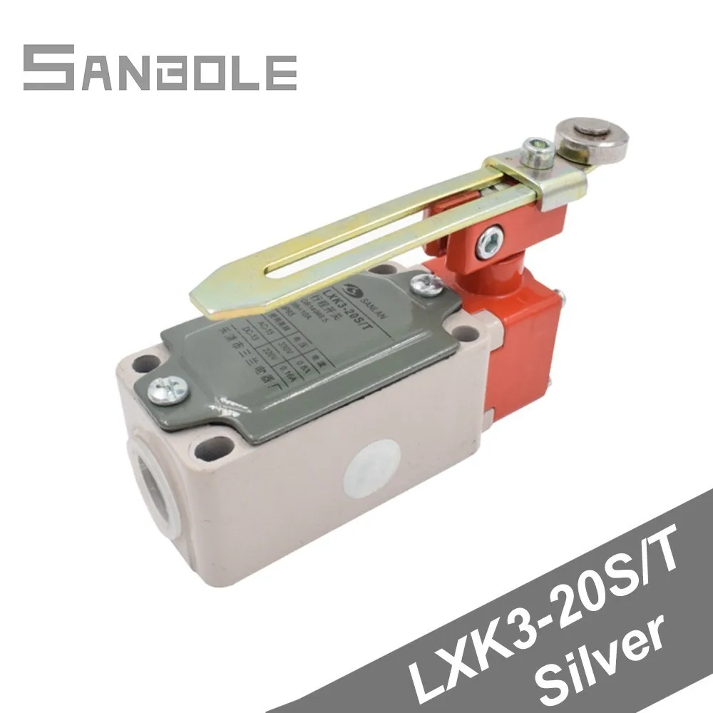 

Stroke Switch Travel Switches LXK3-20S/T Adjustable Rolling Round Robin Arm Type Automatic Reset Type Silver Contact 10A/660V