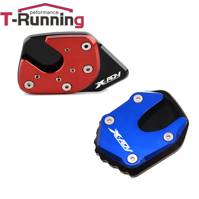 

For HONDA X ADV XADV 750 2017~2022 2021 Motorcycle Accessories CNC Aluminum Kickstand Foot SideStand Extension Pad Support Plate