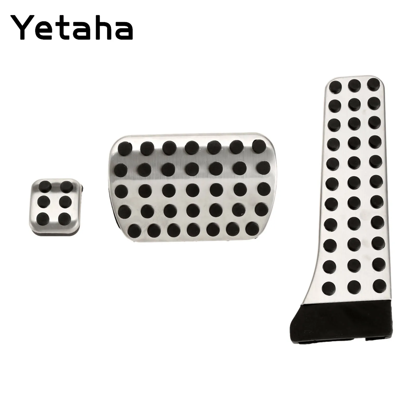 Топливные педали для стояночного тормоза Yetaha из нержавеющей стали нескользящая