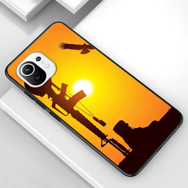 

Fire Fighting Hero for Xiaomi Mi 11 10T Note 10 Ultra 5G 9 9T SE 8 A3 A2 A1 6X Pro Play F1 Lite 5G Black Phone Case