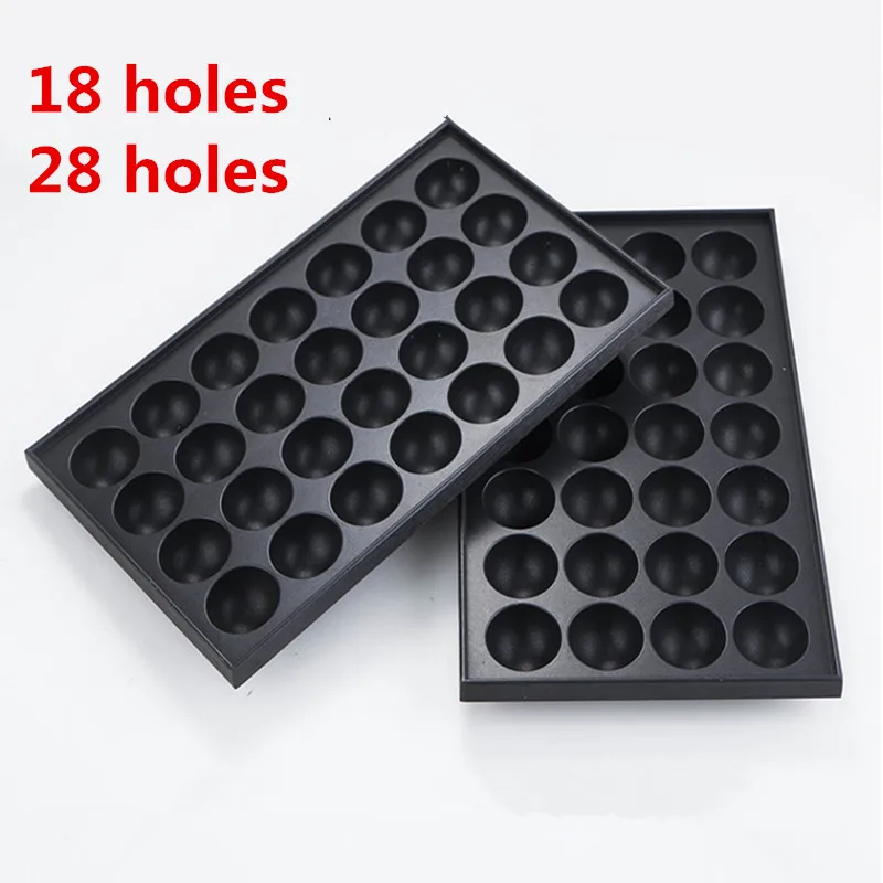 

18 28 holes Octopus Balls Tray Nonstick Grill Plate Spare Part of Takoyaki taiyaki Machine Waffle Maker Parts japanese grill pan