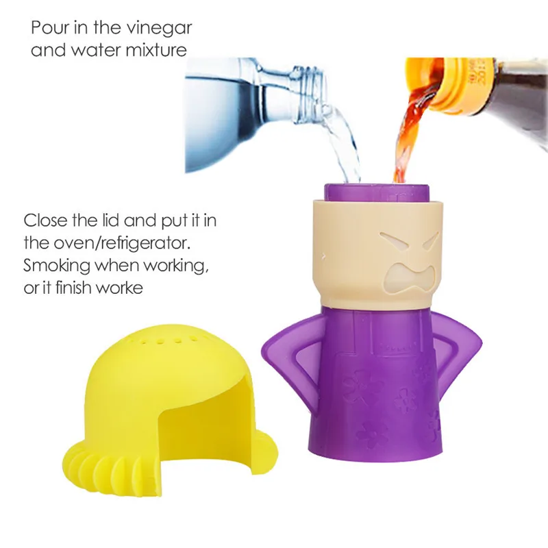 Креативный микроволновый очиститель легко очищает микроволновую печь