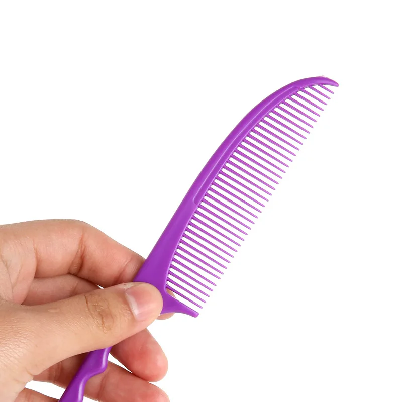 

Highlighting Hair Comb Hand Push Corrugated Comb Weaving Foiling Brush Separate Parting Hair Comb For Salon Dyeing Tail Combs