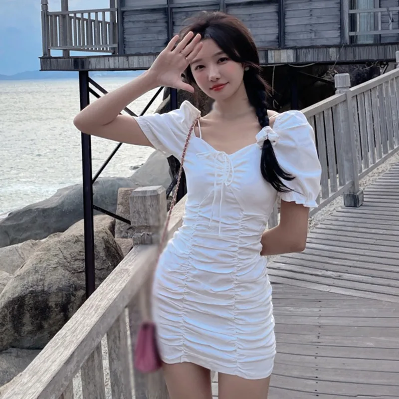 

Korean Women Off Shoulder Dress Bodycon Casual Summer Mini Club Dress Bodycon Evening Dresses Clothing