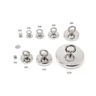 Мощный Неодимовый магнит 1 шт., двусторонний магнит с крючком, супермощный магнит для рыбалки