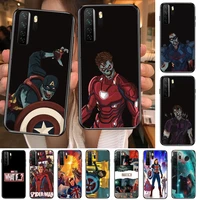 marvel what if black soft cover the pooh for huawei nova 8 7 6 se 5t 7i 5i 5z 5 4 4e 3 3i 3e 2i pro phone case cases