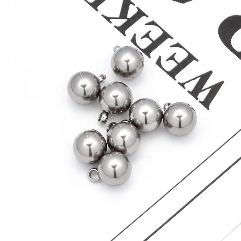 

10 шт./лот сварочное кольцо стальной шар DIY ожерелье браслет ювелирные изделия кулон Круглые бусины ювелирные аксессуары свободные бусины оп...