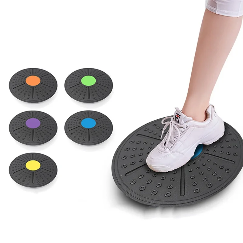 

Yoga Balance Board Disc Stability Round Plates Exercise Trainer For Sports Waist Wriggling Balance Board Fitness Equipment