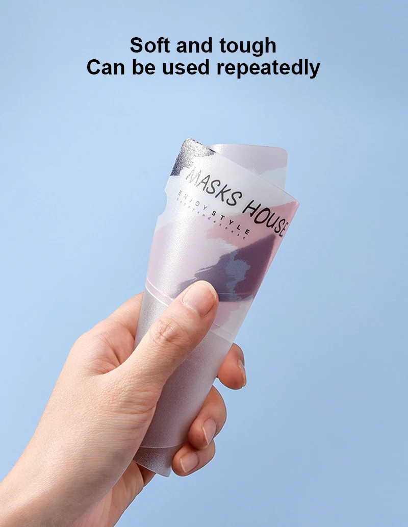 10 шт. маска держатель коробки лицевых масок сохранить складной ящик для хранения