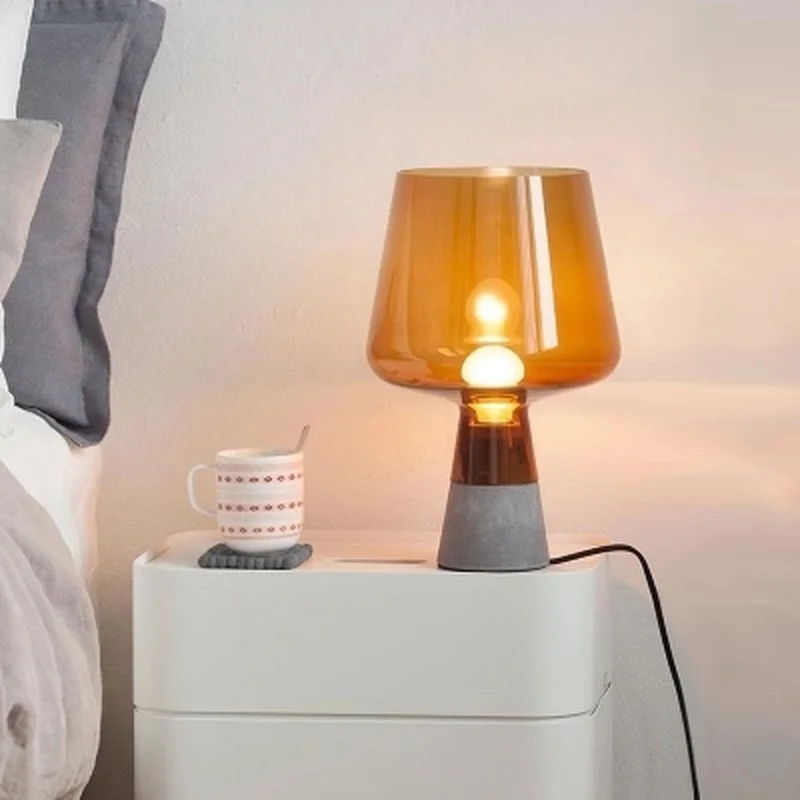 Скандинавский светильник для стола прикроватный кабинета гостиной настольная