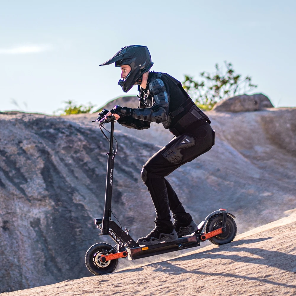 JOYOR S Series 10 дюймов двойной мотор внедорожный электрический скутер привод