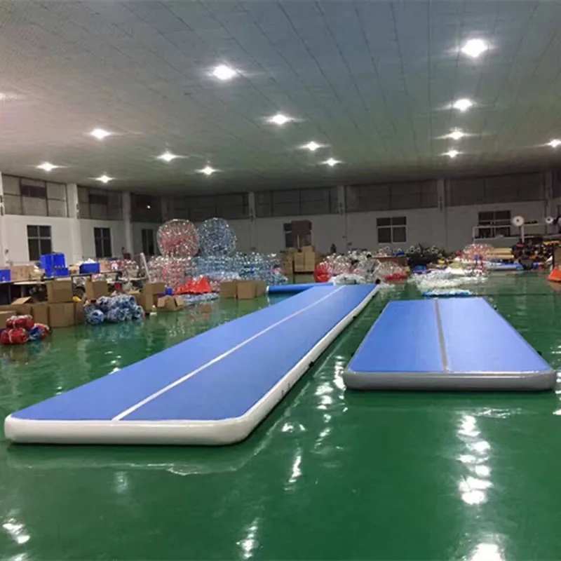 Air Track Mat Tumble 8m 9m 10m 11m 12m Inflatable Gymnastics Tumbling Mat 8 inchs Thickness Mats Wih Electric Air Pump