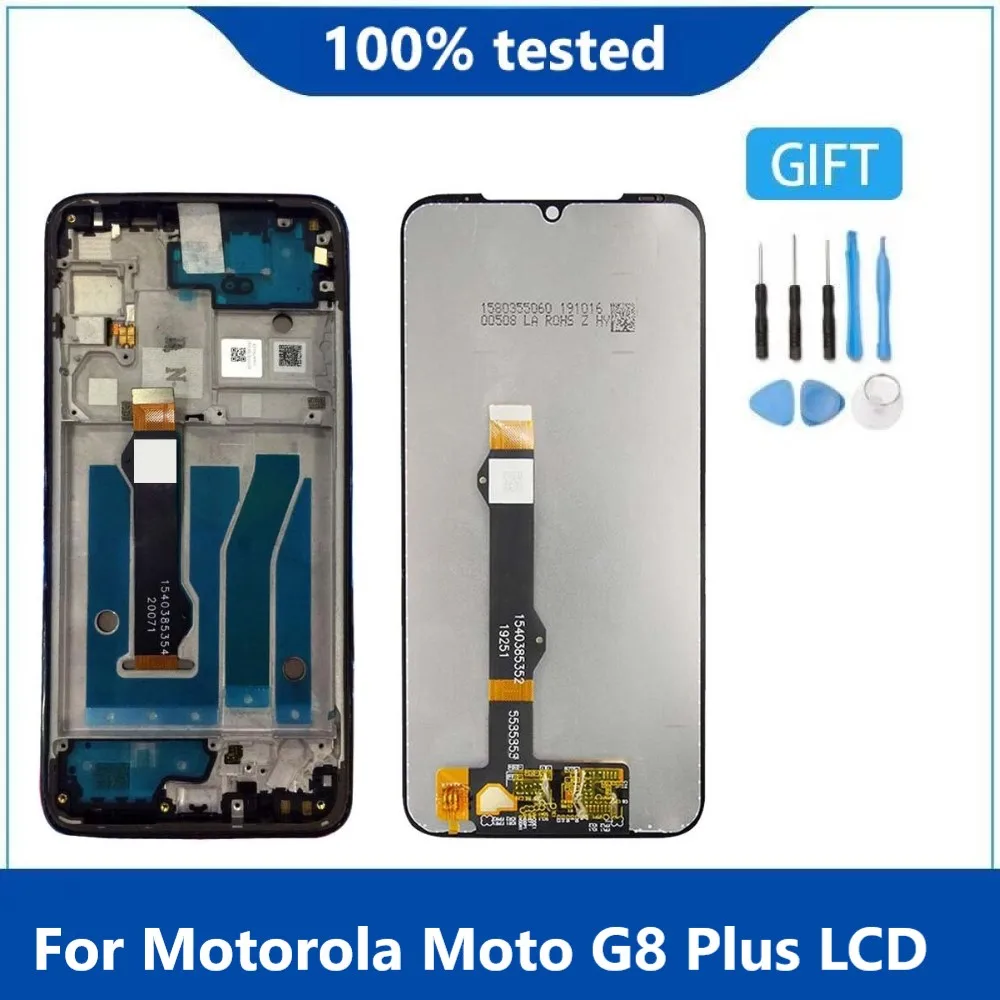 Оригинальный сенсорный ЖК-экран 6 3 дюйма для Motorola Moto G8 Plus дигитайзер в сборе