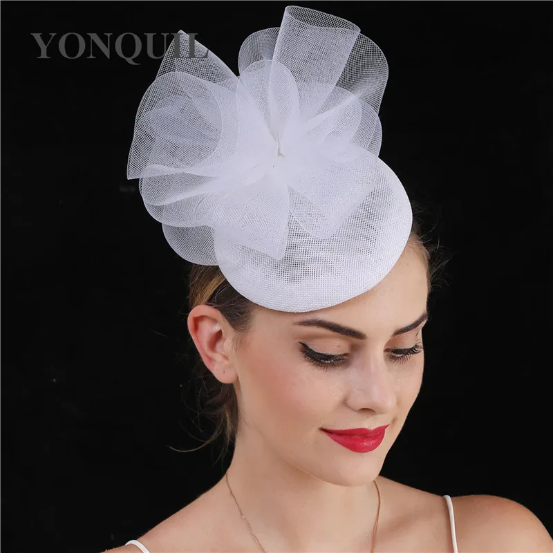 Женская Вуалетка для свадьбы зеленая шляпа вечеринки ужина коктейля гонки