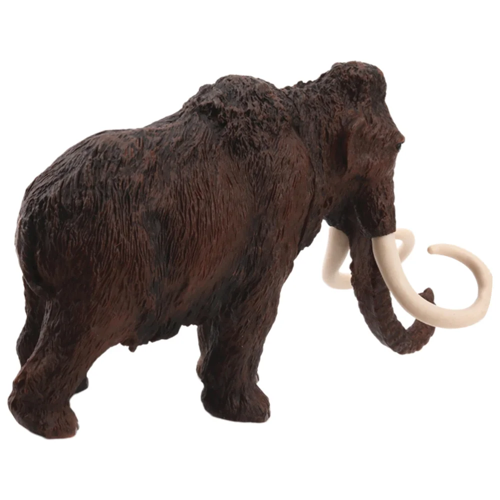 

1pc Simulation Mammoth Model Static Animal Model Elephant Desktop Decoration Craft