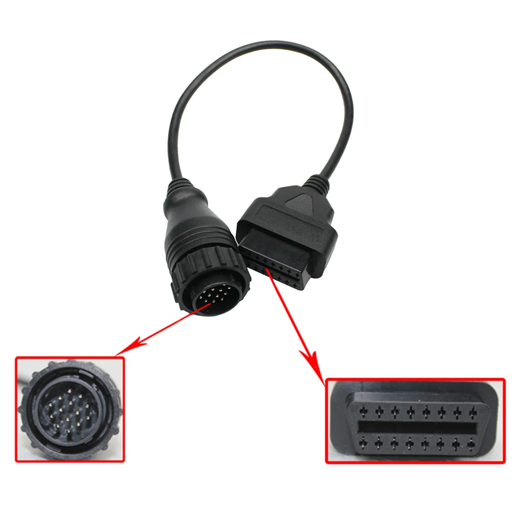 Устройство для автомобильной диагностики OBD2 шнур 14 Pin до 16 OBDII кабель адаптер