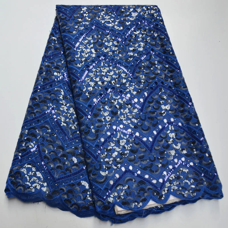 luxury Sequins Lace Fabric High Quality Latest African French Tulle Organza With stone Wedding P-8 |