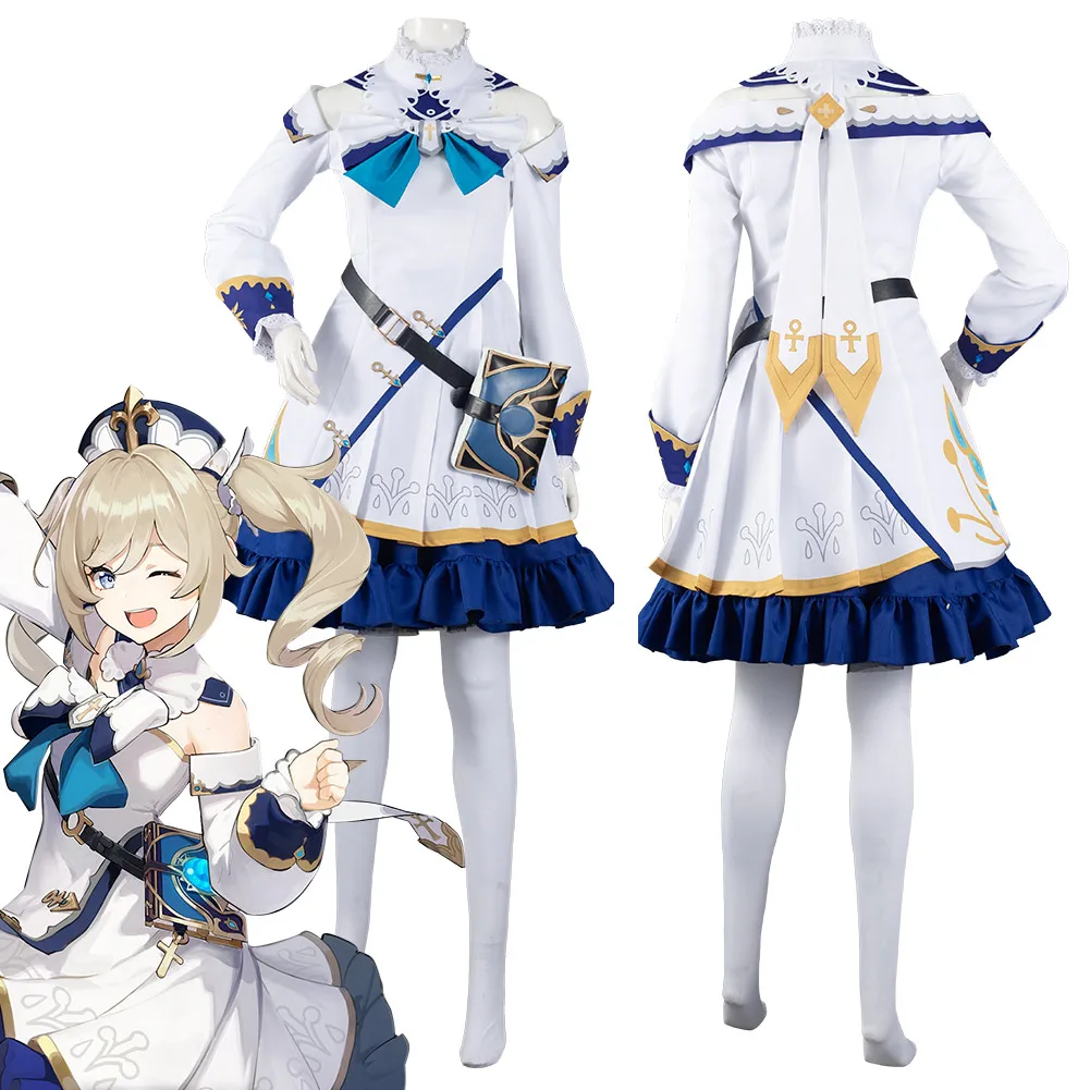 

Genshin Impact Barbara Cosplay Costume Outfits Halloween Carnival Suit