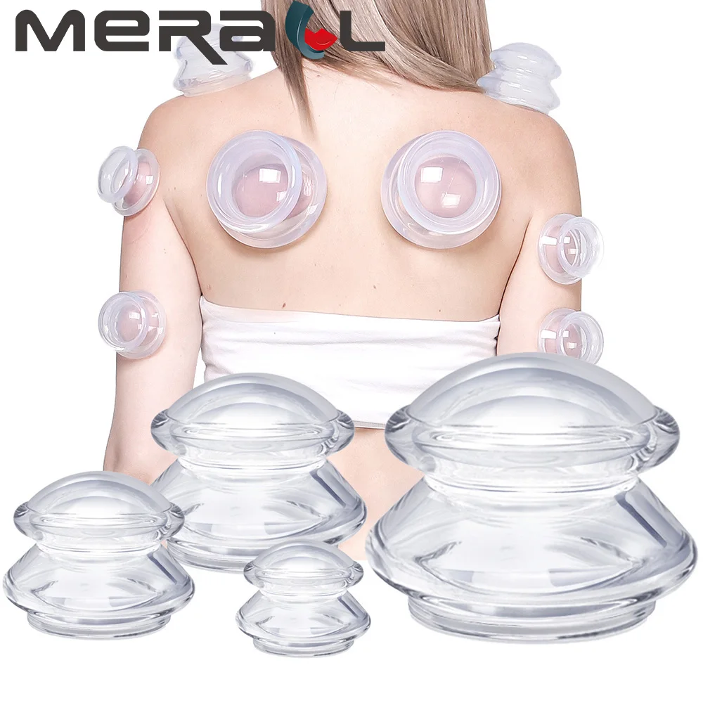 

1Pcs Silicone Massage Body Cups Anti Cellulite Suction Bubble Sucker Chinese Vacuum Cuppings Massager for Face Back Therapy Se
