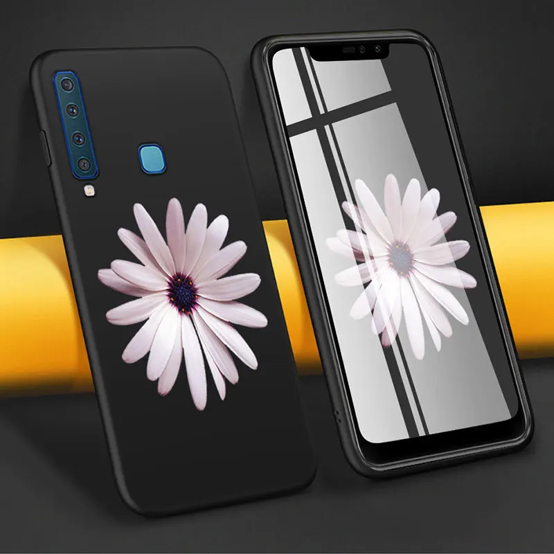 Мягкий силиконовый чехол из ТПУ для Galaxy A8 + 2018 A9 Star яркие цвета матовый телефон