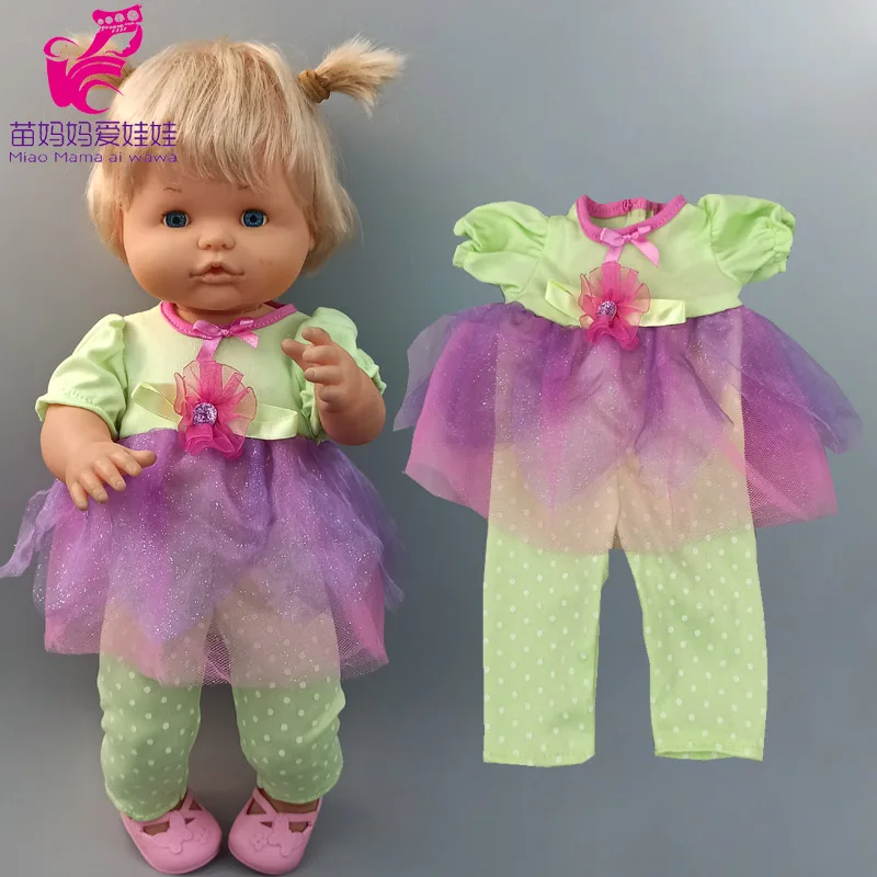 16 дюймов Bebe кукла розовое кружевное платье с юбкой-пачкой из кружева высота 40 см