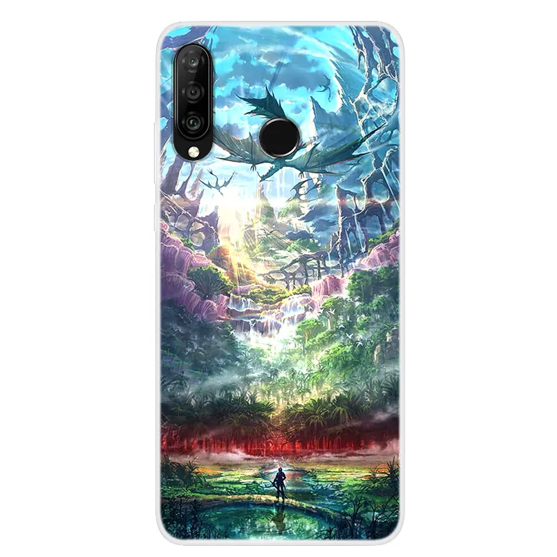 Популярный чехол для huawei Nova 4e, чехол 6,15 дюйма, силиконовый крутой чехол с принтом, мягкий ТПУ чехол для телефона, для huawei P30 lite, чехол Nova 4e Funda - Цвет: as photo 47