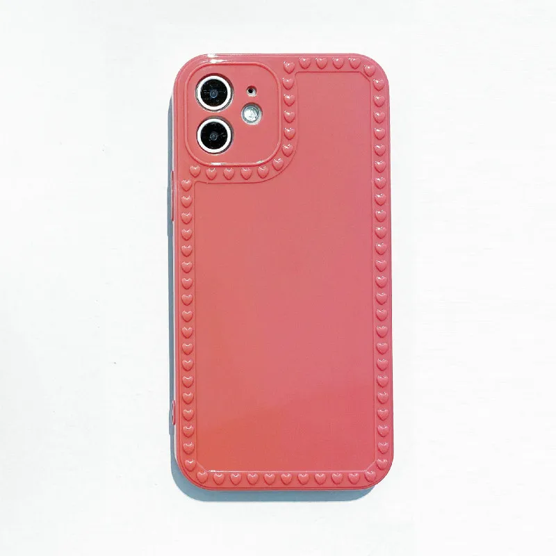 

Simple solid color soft silicone phone case for iPhone11 12Pro Max mini X XR XS XSMax 8 7 6PluS anti-drop protective back cover