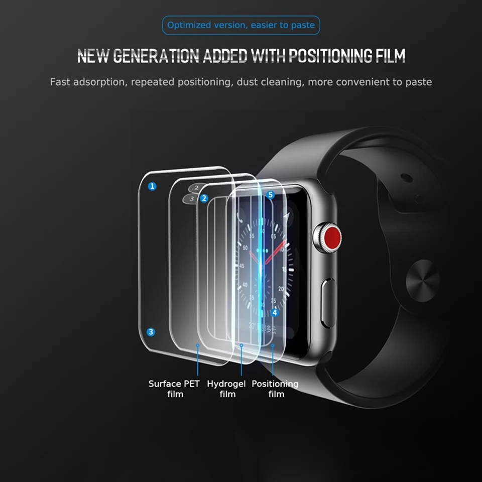 Фото Screen Protector for Apple Watch 6 iWatch SE 5 4 40MM 44MM Soft Full Protective Film 3 2 1 38MM 42MM Not Glass Электроника Screen Protector for Apple Watch 6 iWatch SE 5 4 40MM 44MM Soft Full Protective Film 3 2 1 38MM 42MM Not Glass Электроника