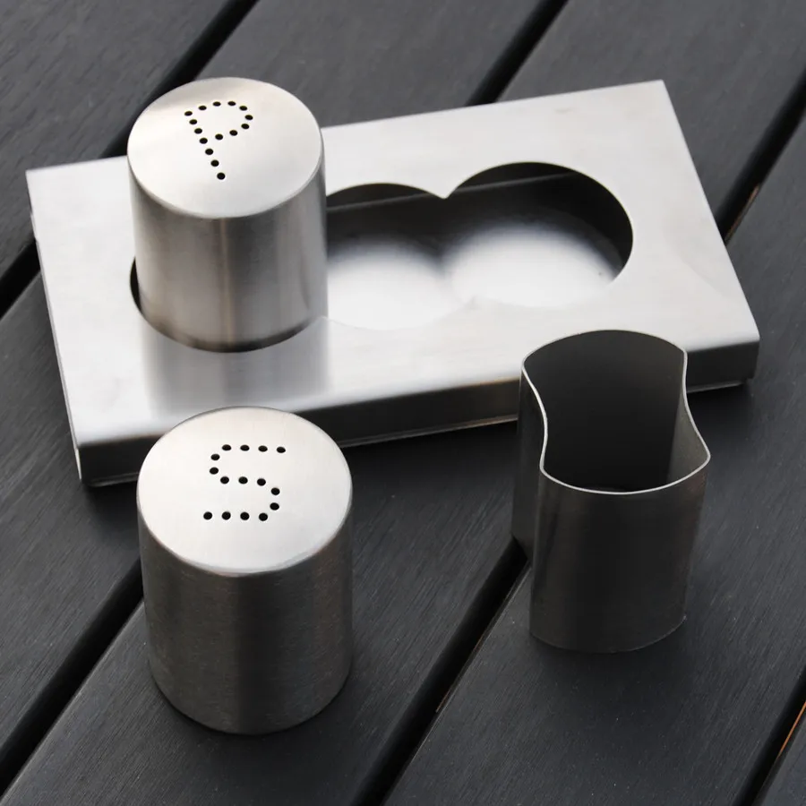 Шейкер для соли и перца из нержавеющей стали|Солонки тара хранения| |