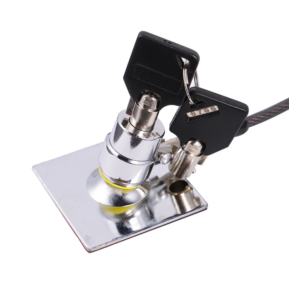 Креативный 2 м утолщенный замок для ноутбука портативный с пряжкой универсальный