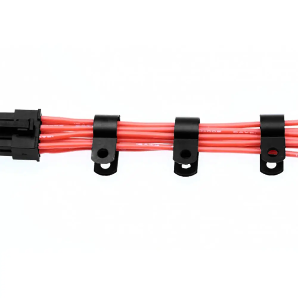 1000 шт. черные нейлоновые кабельные зажимы R type 3.3mmU 94V 2 SGS зажим 3 мм крепежный