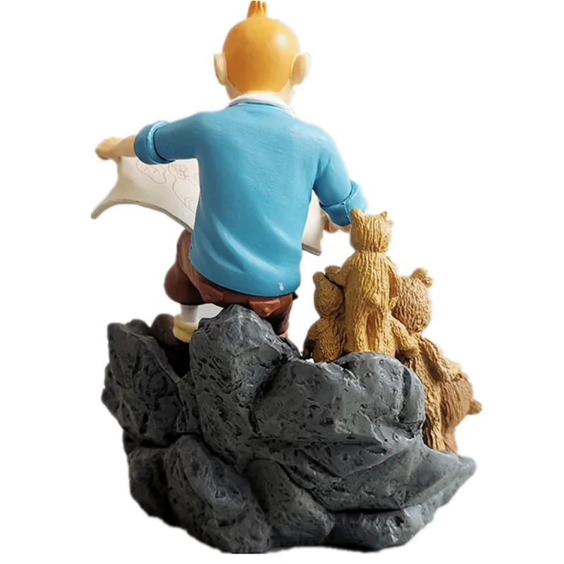 Les Adventures De Tintin et Milou исследователи на Луне фигурку игрушка Статуя Модель игрушки