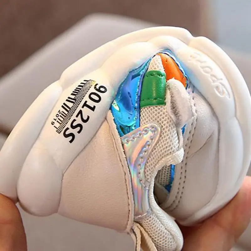 Детские Нескользящие кроссовки дышащие сетчатые спортивная обувь для