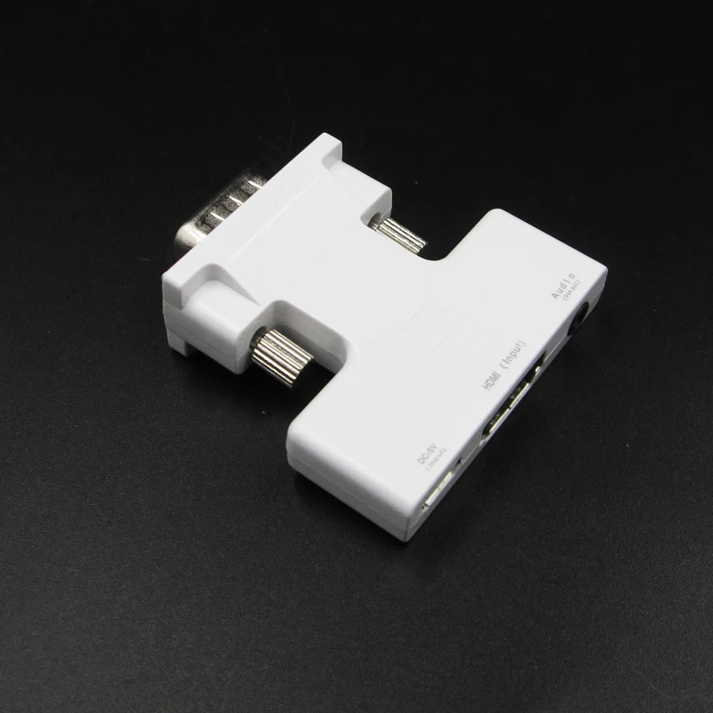 Переходник HDMI мама-VGA папа + аудиоадаптер с поддержкой выхода сигнала 1080P для