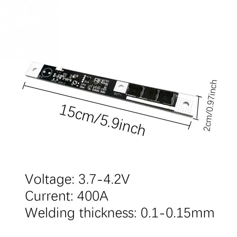 

Portable Charging Control Module 3.7V 4.2V PCB Mini Spot Equipment DIY Nickel Strip Household Low Voltage Safe Battery