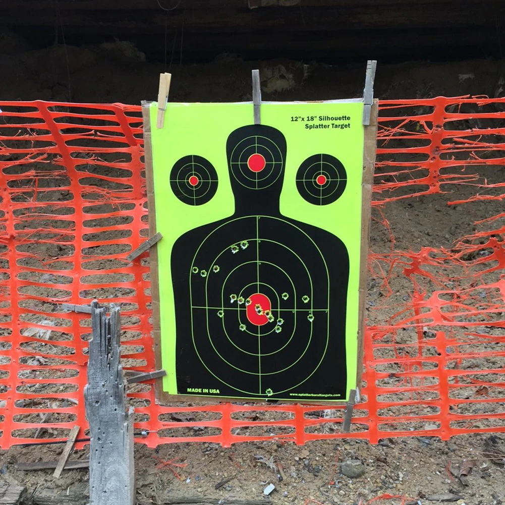 100/10 шт. бумажные самоклеящиеся наклейки для стрельбы | Спорт и развлечения