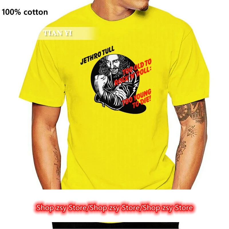 Популярная футболка с коротким рукавом для мужчин и женщин рок группы Jethro Tull в