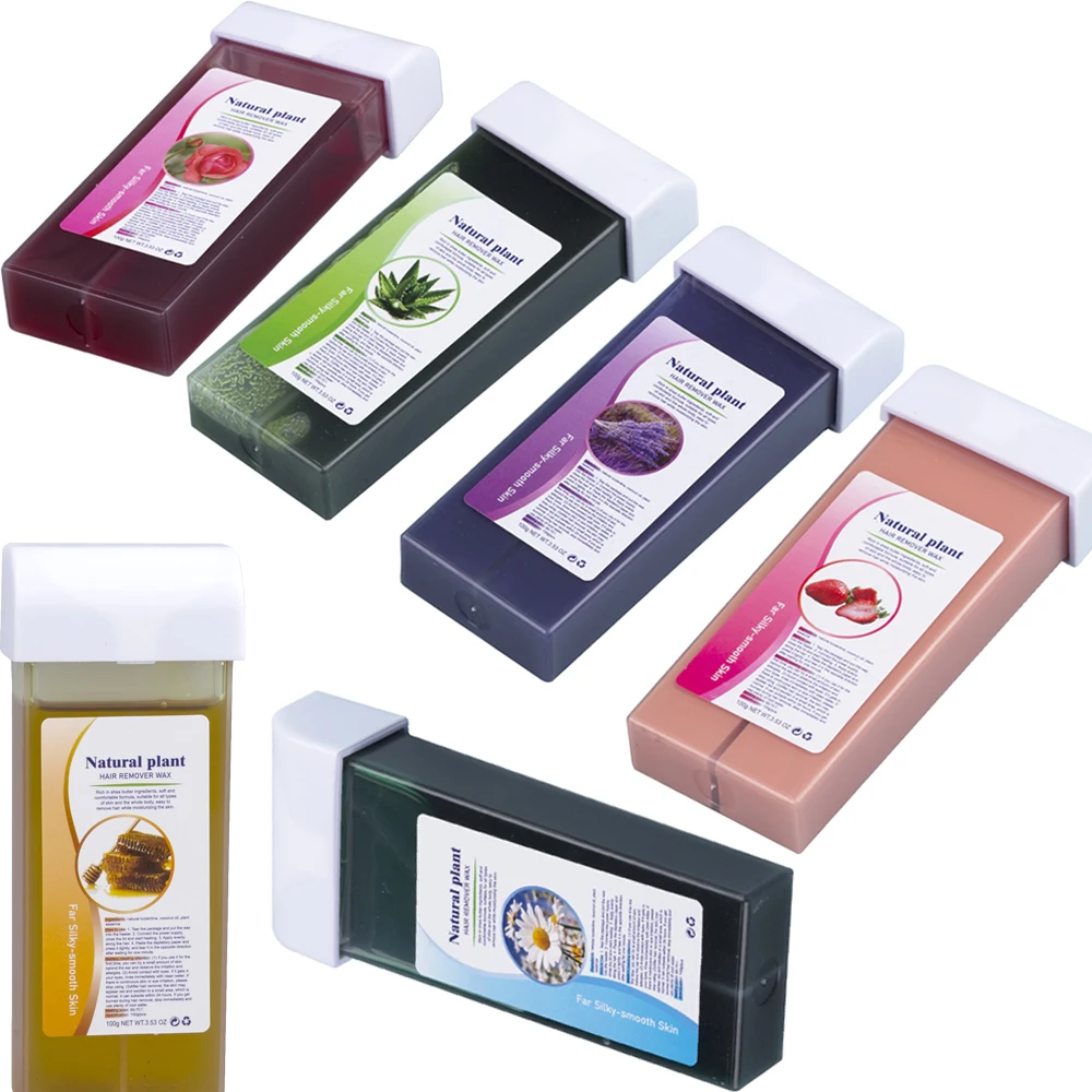 

Paraffin Roller Epilator Wax Heater Machine Set Hair Removal Depilatory Strips Roll on Waxing Warmer Kit Cartridge Sticks Paper