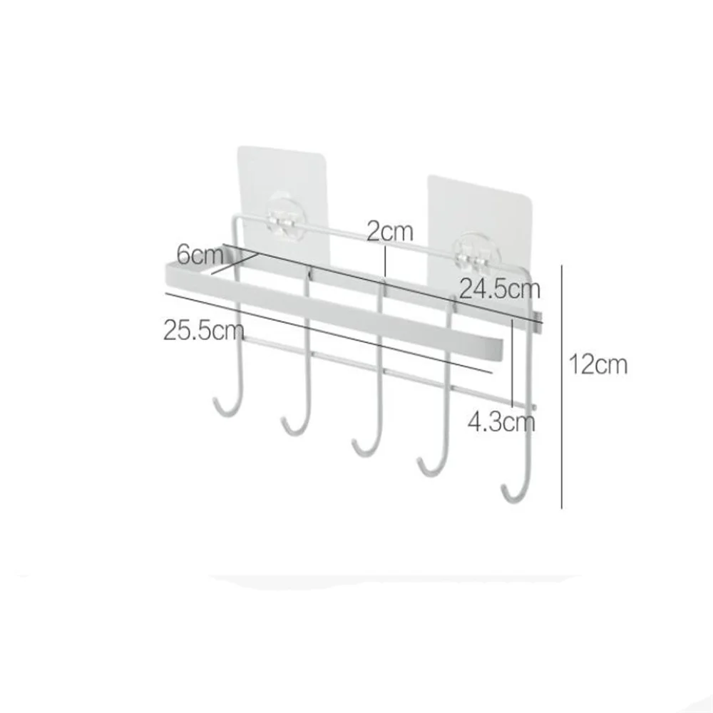 Настенный крючок вешалка на шкаф для хранения кухонных вещей | Дом и сад