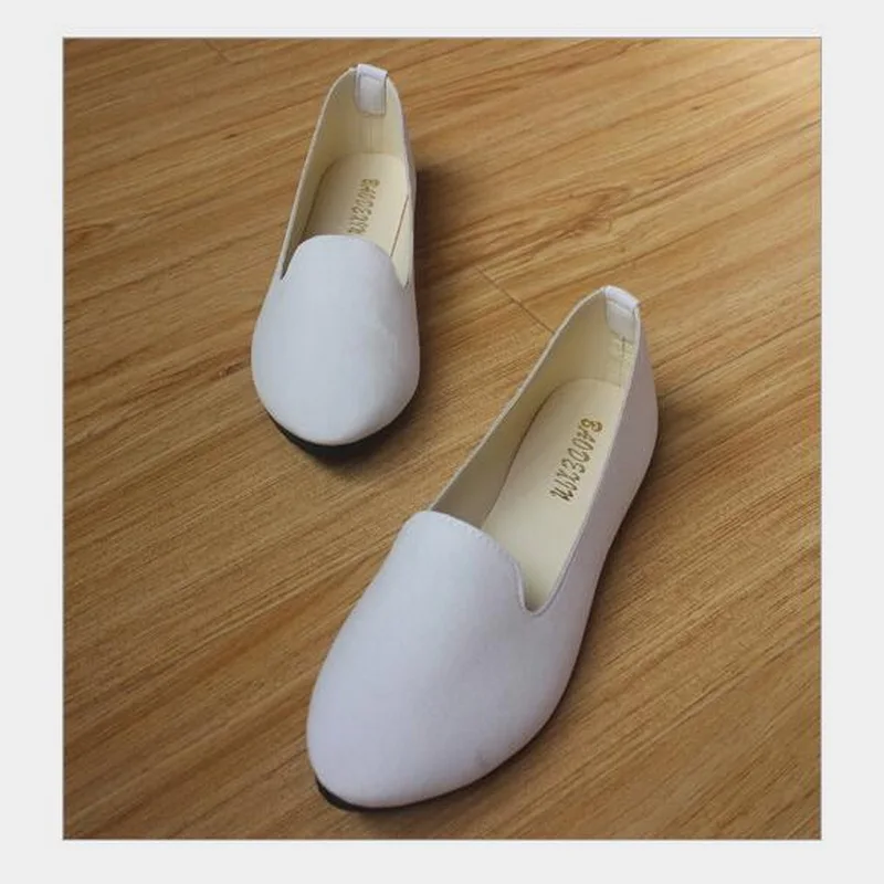 Балетки женские на плоской подошве повседневные туфли лоферы Размеры 35 43 для