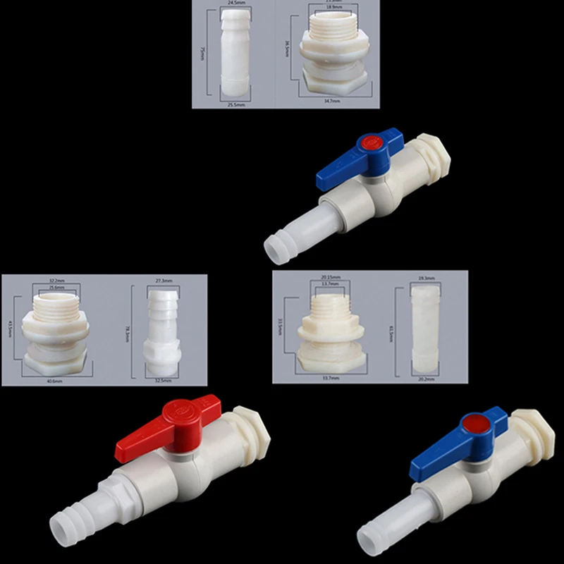 Соединитель для аквариума 1 шт. ПВХ 1/2 дюйма 3/4 дюйм | Дом и сад