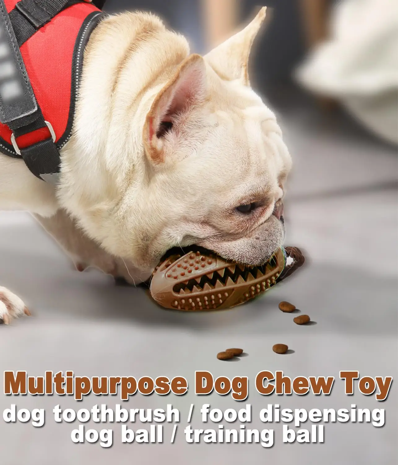 Pet резиновая игрушка для собак жевательные интерактивные мячи чистки зубов