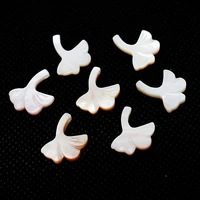 5pcs bag natural conch shell pendant maple leaf pendant for jewelry making diy necklace bracelet earrings accessories