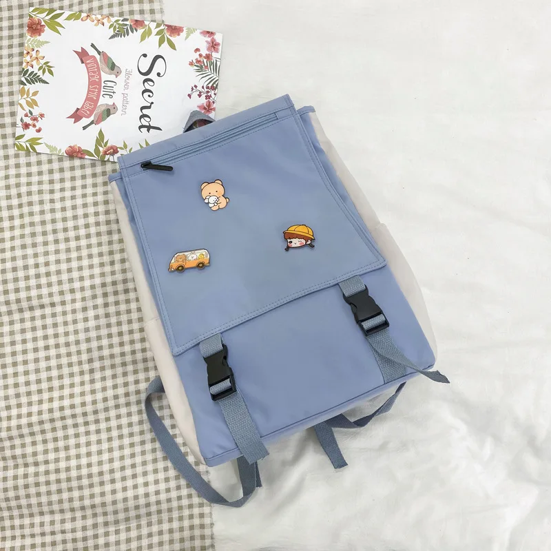 

New Junior High School Student Bag Harajuku College Style Girl Backpack