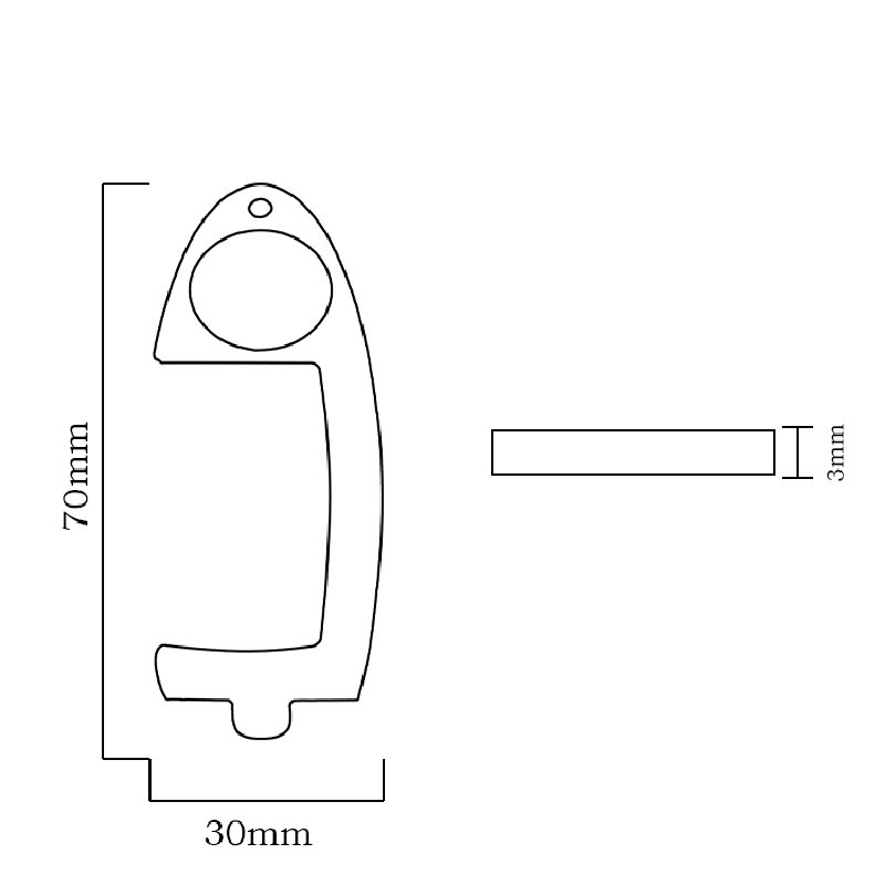 

Contactless Safety Door Opener Safety Protection Brass Key Door Opener Hand Brass No-Touching Door Opener BDF99