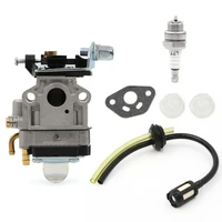 carburetor spark plug for al ko alko brushcutter bc410 bc 4125 4535 replace suction pump spark plug fuel filter hose vergaser