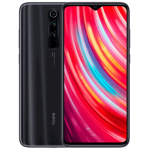 Черный Xiaomi Redmi Note 8 Pro, 6 ГБ, 64 ГБ, 64 мп, четырехъядерный смартфон с задней камерой MTK Helio G90T, четыре ядра, аккумулятор 4500 мАч, NFC, 6,53 дюйма, версия CN - Цвет: Черный