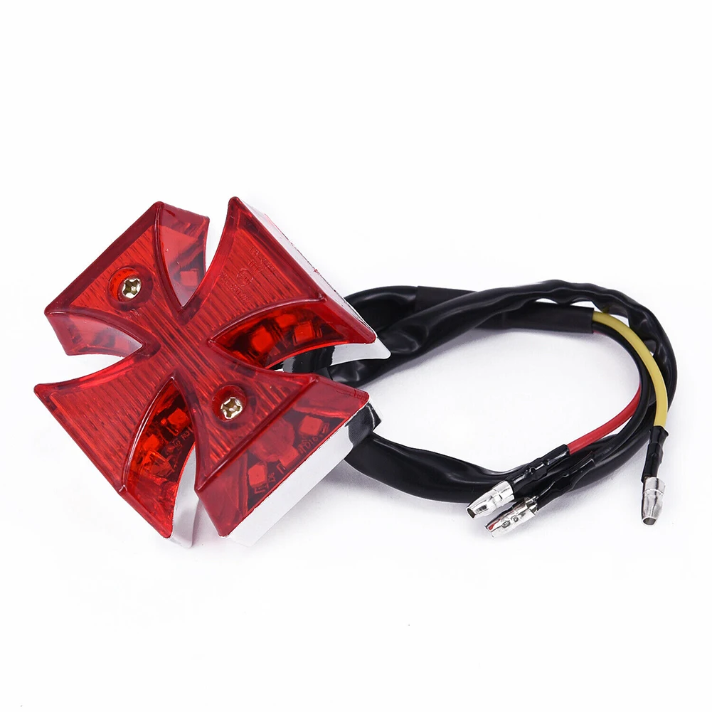 Универсальный 12V мотоцикл светодиодный задний стоп сигнал светильник Красный
