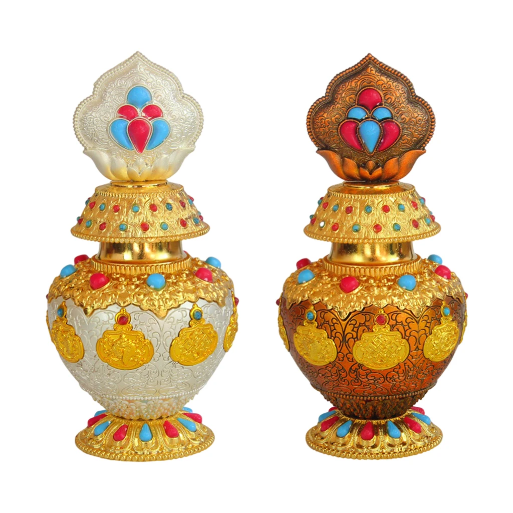 

Lotus Treasure Bottle Auspicious Bottle Lucky Religion Ornaments Tibetan Moni Buddhist Accessories Home Collectibles