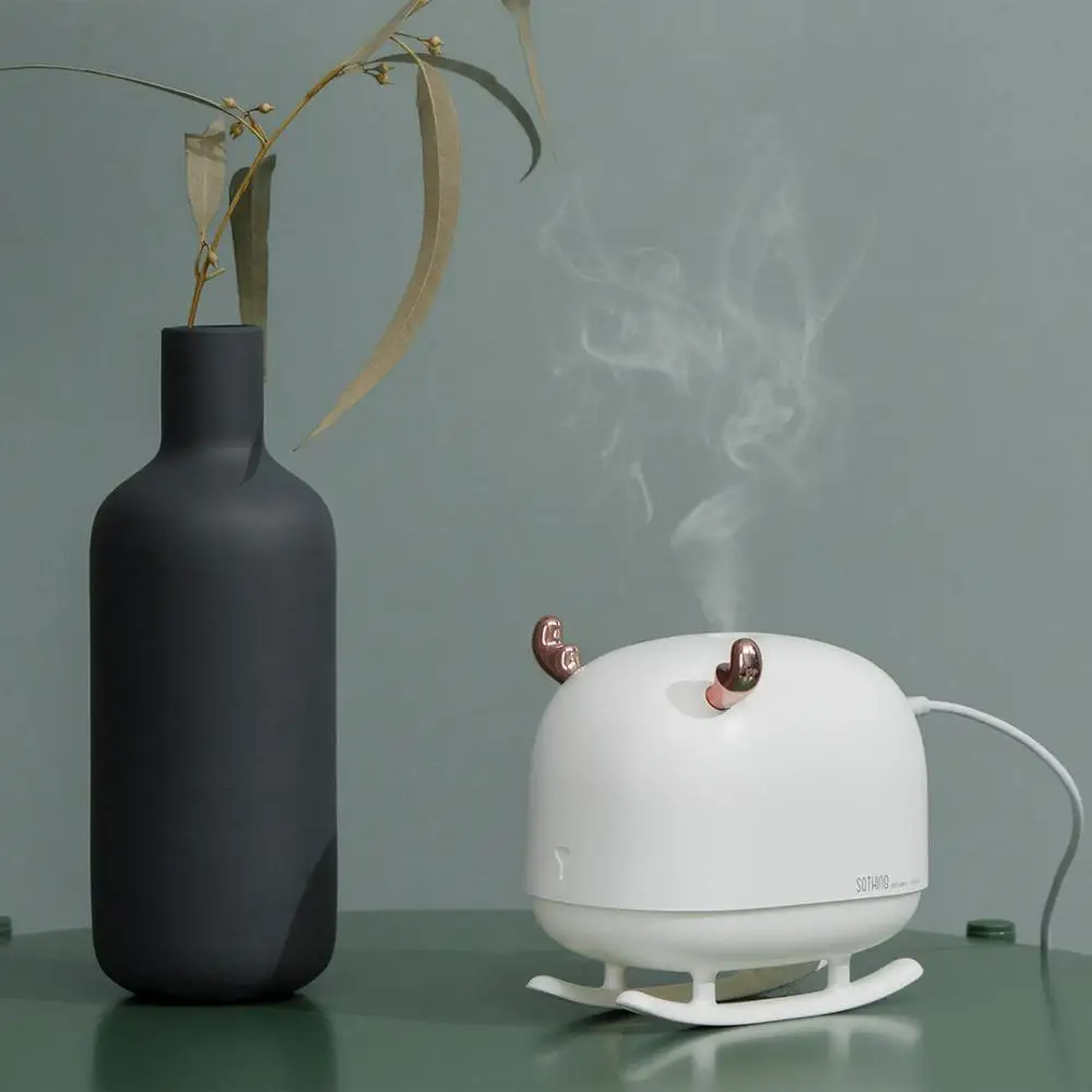 

Youpin Ultrasonic Humidifier Aroma Aromatherapy Diffuser Night Light Lamp USB Powered Auto Off SOTHING Cute Deer